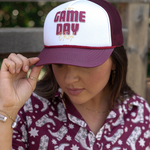 In My Game Day Era White/Maroon Cap with Yellow Details Side