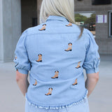 Bailey Top- Burnt Orange