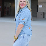 Bailey Top- Burnt Orange