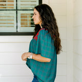 Reece Top- Green Plaid