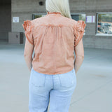 Marley Top- Burnt Orange