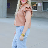 Marley Top- Burnt Orange