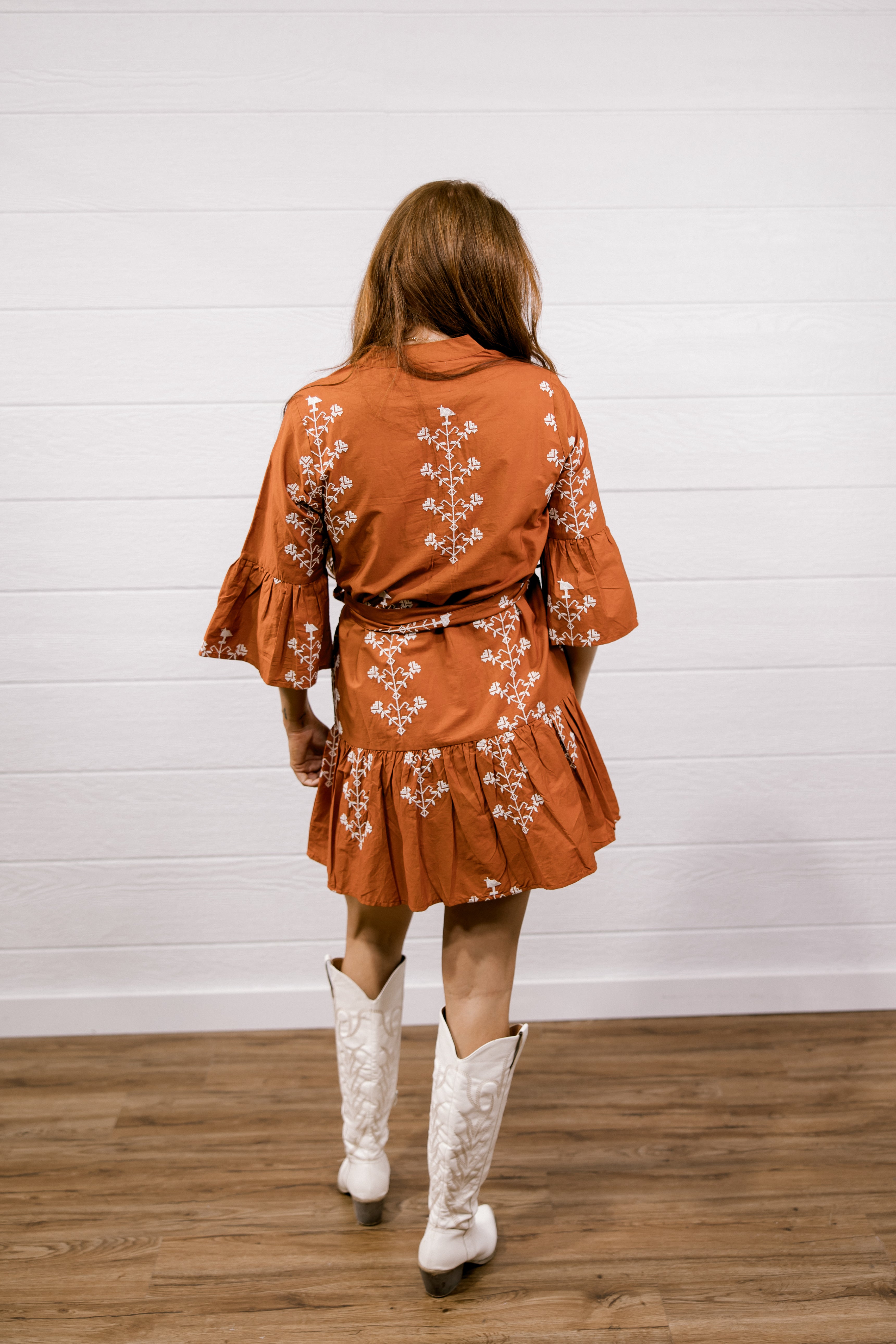 Ellington Dress- Burnt Orange – Oh My Stars Apparel