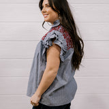 Emma Top- Maroon