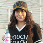 Couch Coach Black Hat Yellow Embroidery 