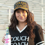 Couch Coach Black Hat Yellow Embroidery 